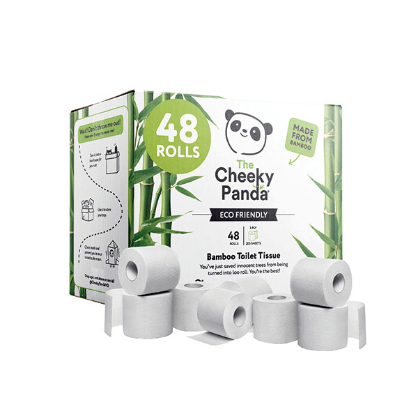 Cheeky Panda Toilet Tissue 200S Pk48