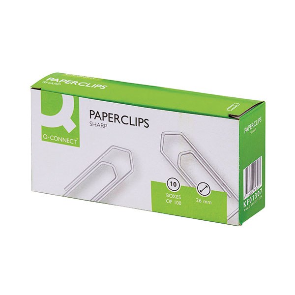 Q-Connect Paperclip 26mm Pk1000
