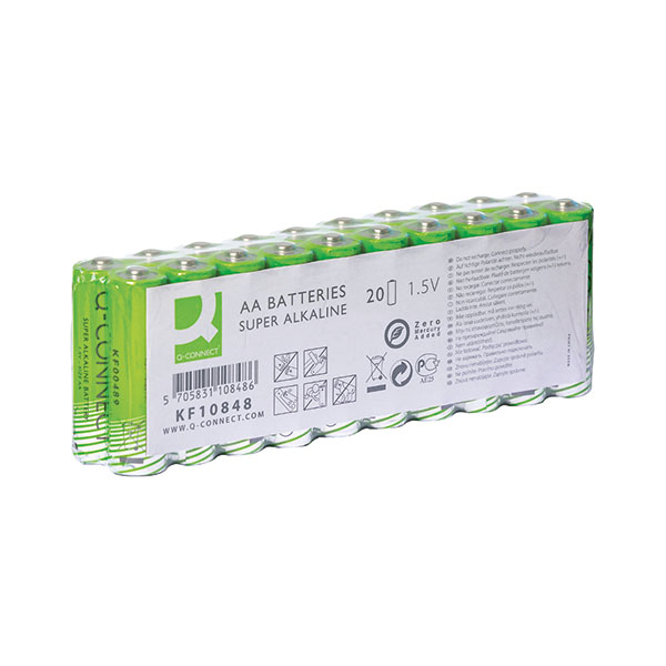 Q-Connect Battery Aa Economy Pk20