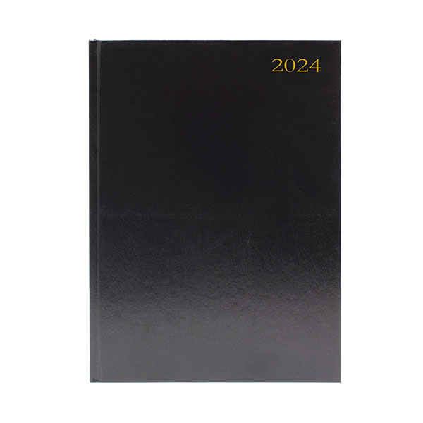Desk Diary DPP A4 Black 2024