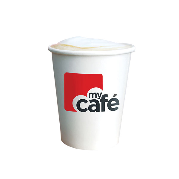 MyCafe 8oz Single Wall Hot Cups Pk50
