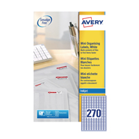 Avery Mini Ijet Label 270/Sht 25Shts