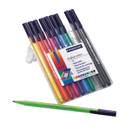 Staedtler Tri+ Color Pen Ast Pk10