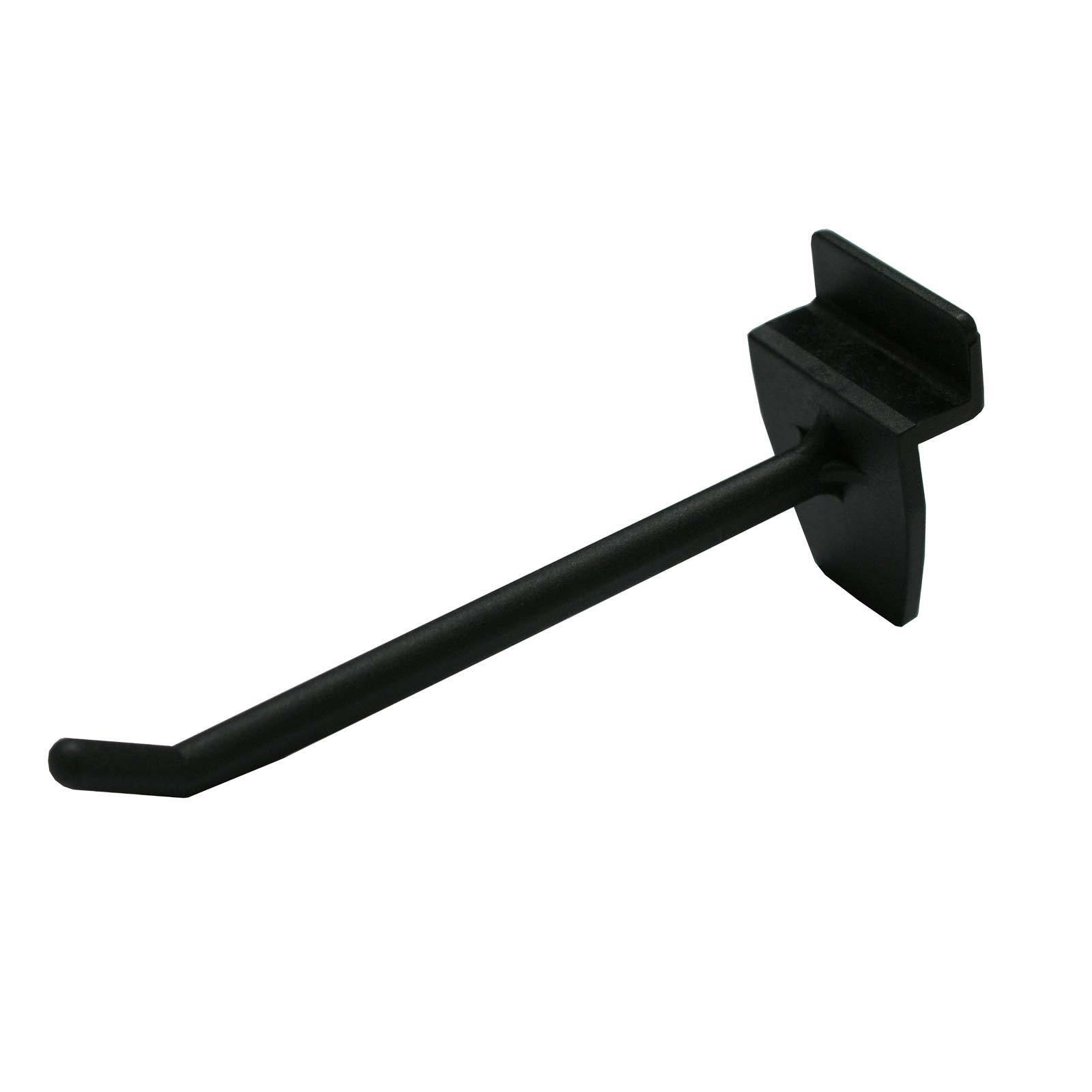 Slatwall Display Hook Black 100mm - 1x Per Pack