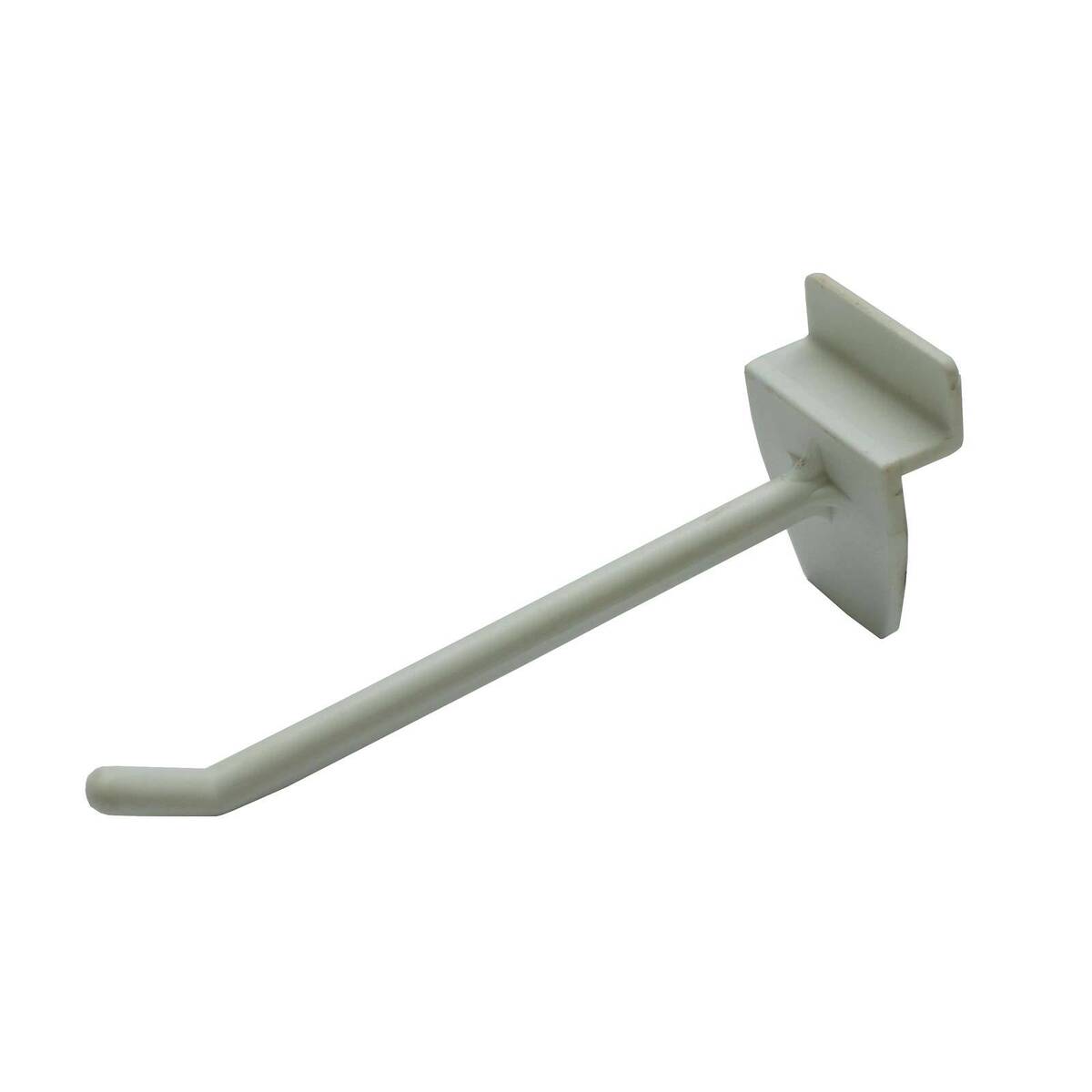 Slatwall Display Hook White 100mm - 1x Per Pack