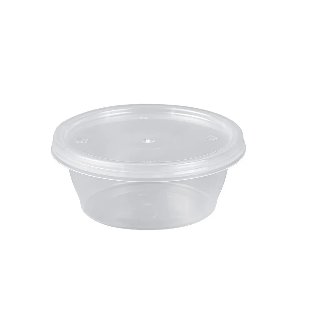 4oz Portion Pots with Lids - Heavy Duty Hot Use 1000 Per Case