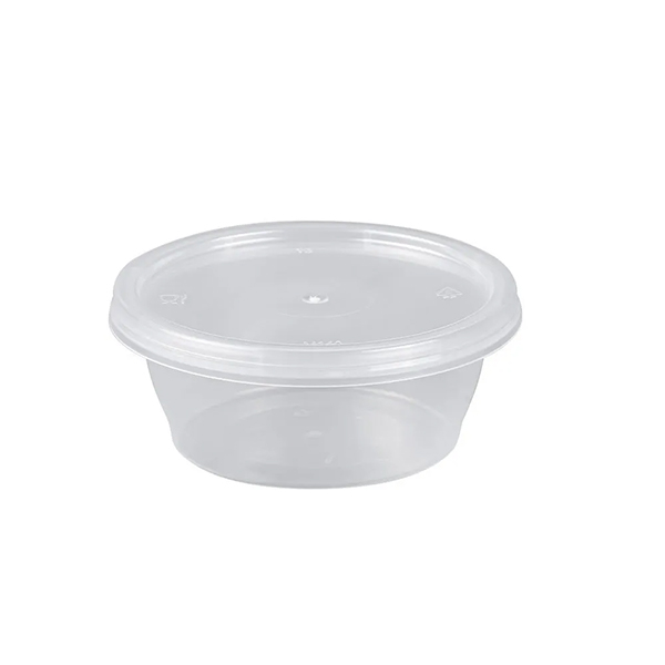 2oz Portion Pots with Lids - Heavy Duty Hot Use 1000 Per Case