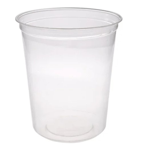 32oz PLA Compostable Deli Containers - 50x Per Pack