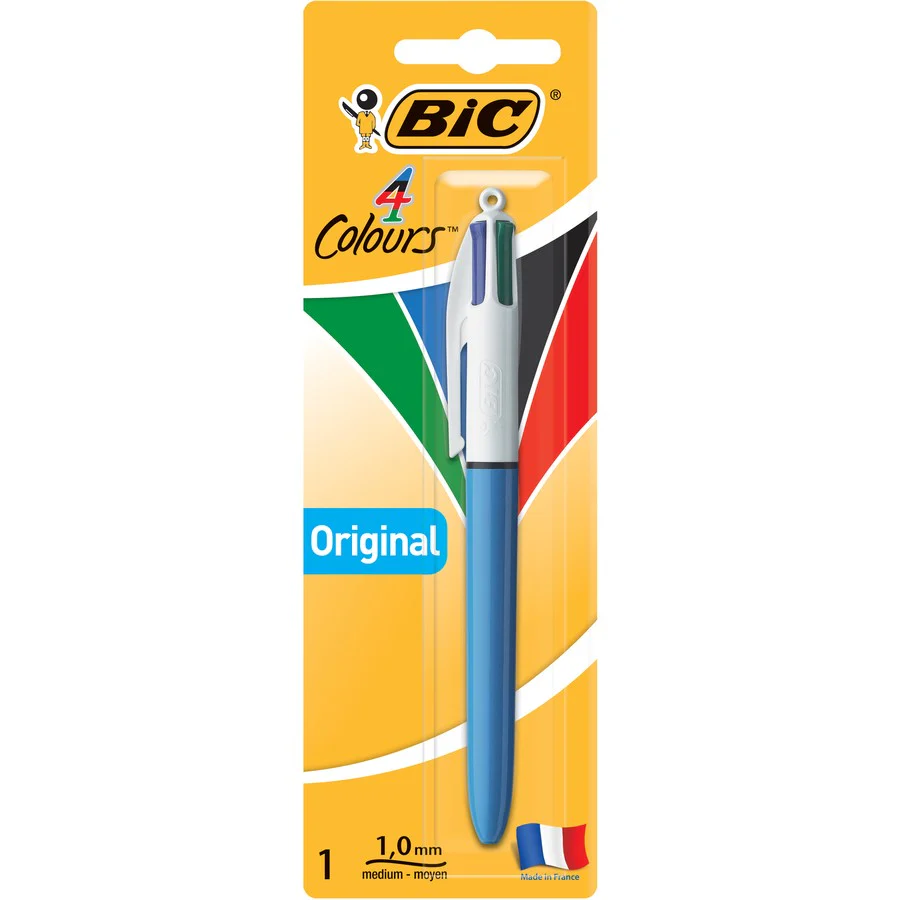 BIC 4x Colour All-In-One Ballpoint Pen - 1x Per Pack