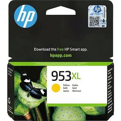 HP 953XL High Yield Yellow Original Ink Cartridge (F6U18AE)