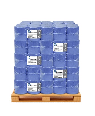 Blue Centrefeed Rolls 2Ply 165mm x 150 Metres - 6x Per Pack x 35 Half Pallet Deal