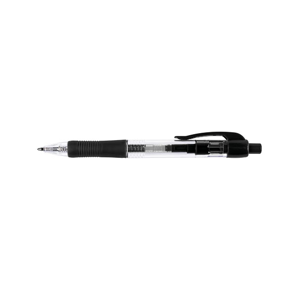 Q-Connect Retractable Ballpoint Pen Black - 10x Per Pack