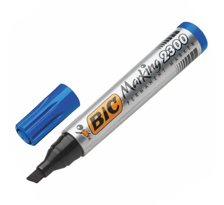 BIC Permanent Markers Blue - 12x Per Pack