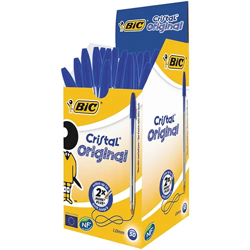 BIC Medium Ballpoint Pen Blue - 50x Per Pack