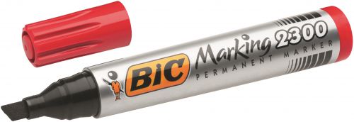 BIC Permanent Markers Red - 12x Per Pack