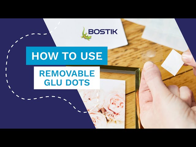 Bostik Glue Dots - Removable Adhesive 64x Dots Per Pack