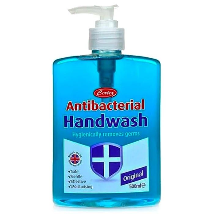 Certex Antibacterial Hand Wash Pump 500ml - 1 Per Pack