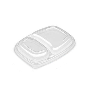 2 x Compartment Lids Only to Suit 34oz Trays - 20x Per Pack 