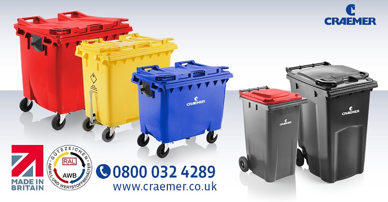 Wheelie Bin Brown 120 Litre - 1x Per Pack