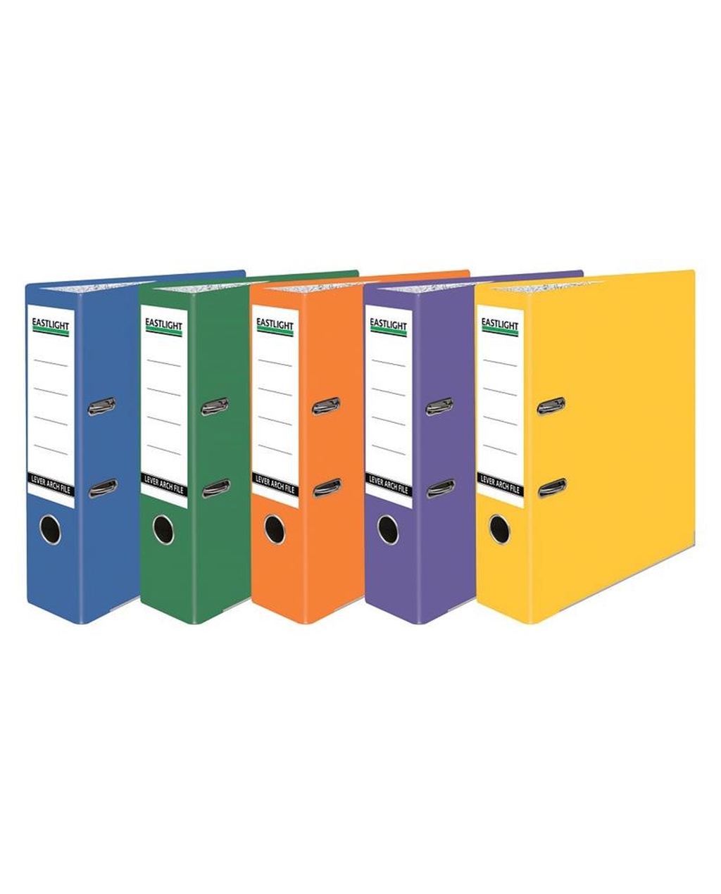 Lever Arch Folders A4 Assorted Colours - 10x Per Pack