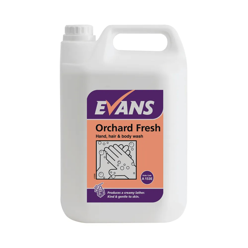 Evans Orchard Fresh A153 - Hair & Body Wash - 5 Litre - 1x Per Pack