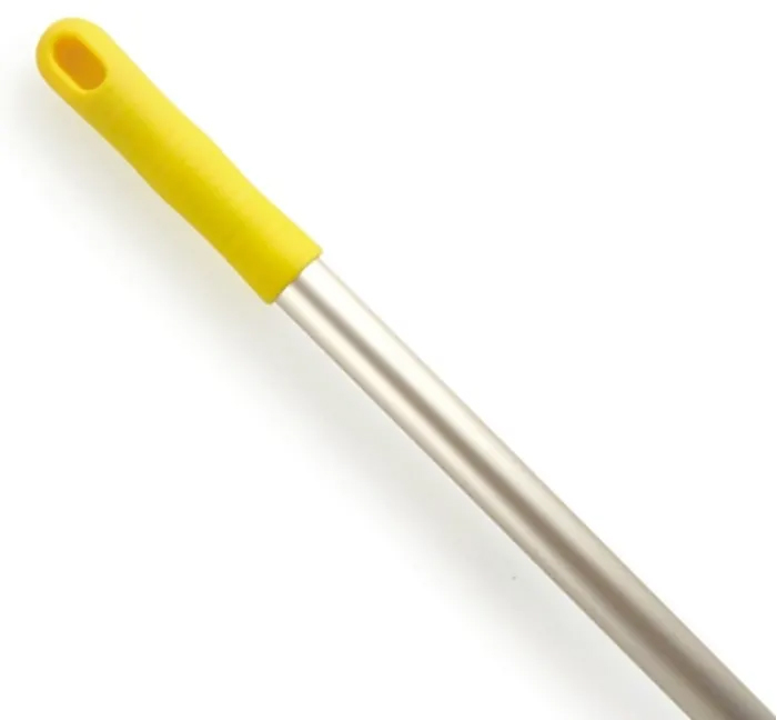 Excel/RHP Mop Handle Aluminium Yellow - 1.4 Metre - Yellow Grip