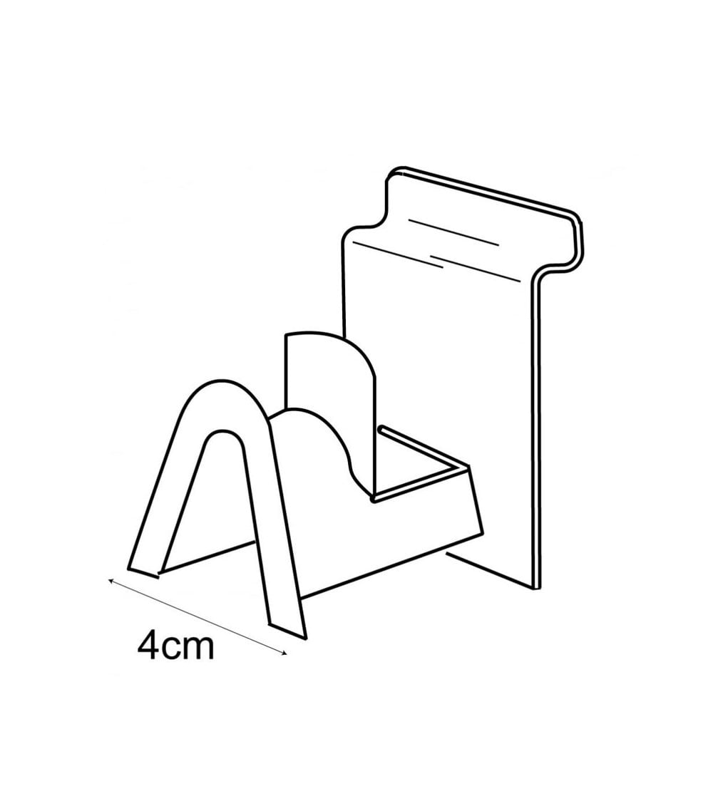 Slatwall Eye Glass Display Holder Closed Model - 1x Per Pack