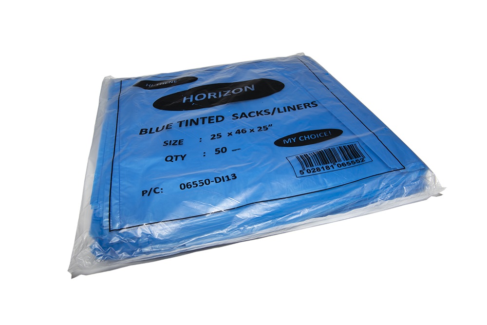 Blue Food Tray Liner Bags 25