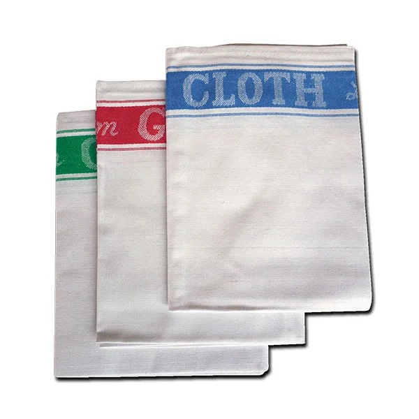 Union Linen Glass Cloths 500mm x 760mm - 5x Per Pack