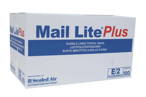 Jiffy Mail Lite Plus Bags - Size B/00 - 120mm x 210mm - 100x Per Pack
