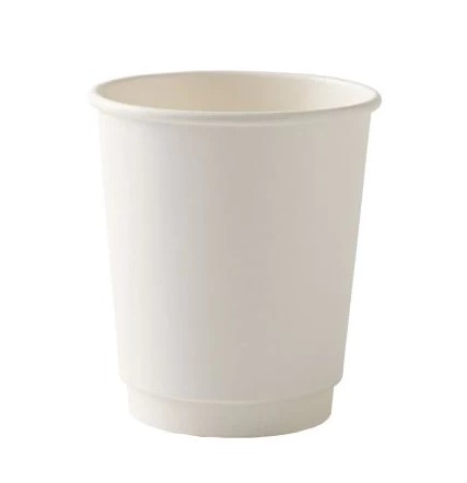 12oz Plain White Double Wall Cup - 25x Per Pack