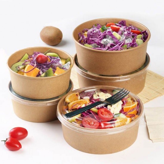 Kraft Salad Bowls - Value Range - 500ml - 50x Per Pack