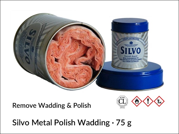 Silvo Metal Polish Wadding 75g - 1x Per Pack