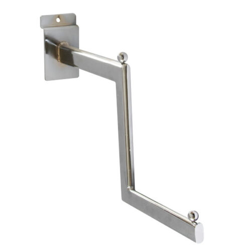 Slatwall Split Level Arm Metal 300mm - 1x Per Pack