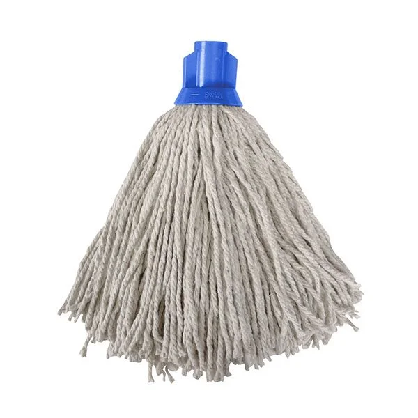 Socket Mop Head - Cotton Blue 265gsm - 1x Per Pack