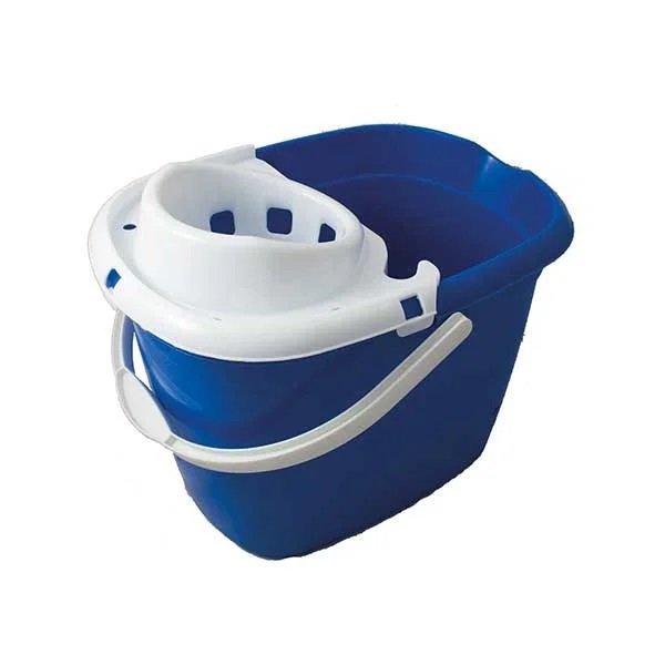 Standard Mop Bucket with Wringer Blue 15x Litre - 1x Per Pack