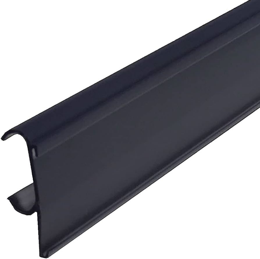 TE39 Tegometall Shelf Scanning Strip 789mm x 39mm Black - 1 Per Pack