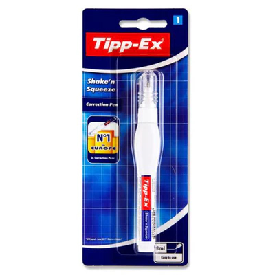 Tipp Ex Correction Pen Shake N Squeeze - 1x Per Pack