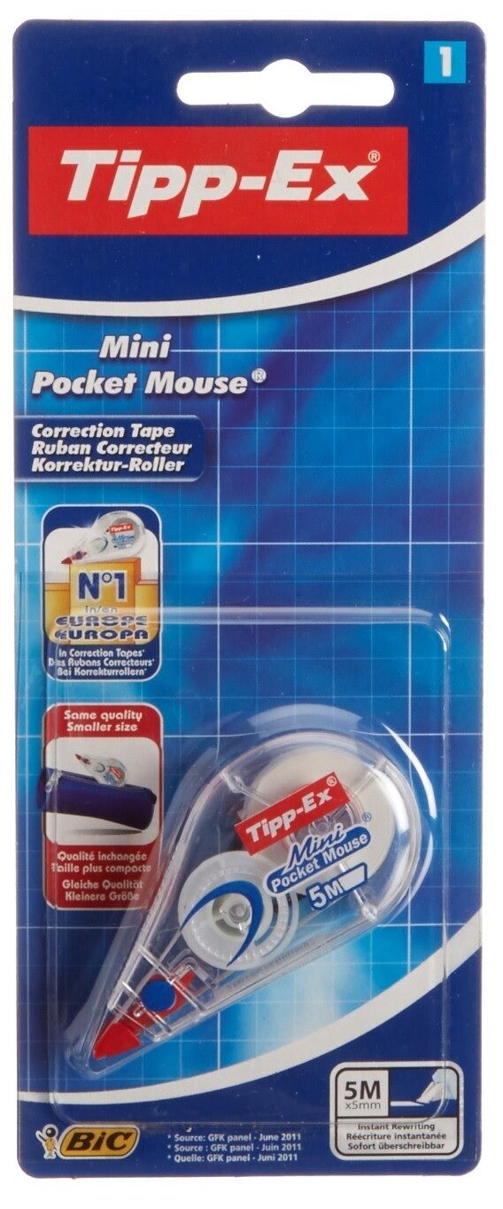 Tipp Ex Mini Pocket Mouse Blister Pack - 1x Per Pack