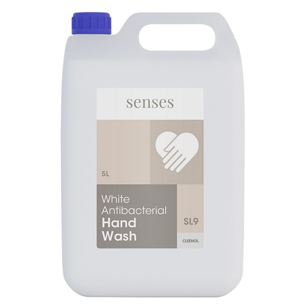 Cleenol Senses White Antibacterial Hand Wash 5 Litre