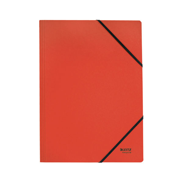 Leitz Recycle Folder Elas A4 Red P10