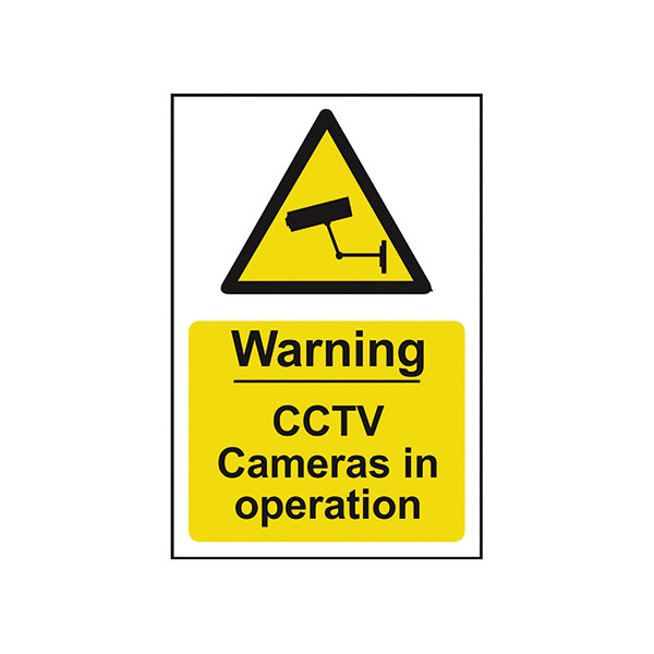 Spectrum Warning CCTV Camera Sign