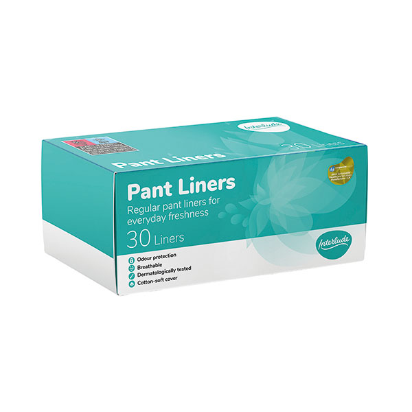 Interlude Pant Liners Boxed x30 Pk12