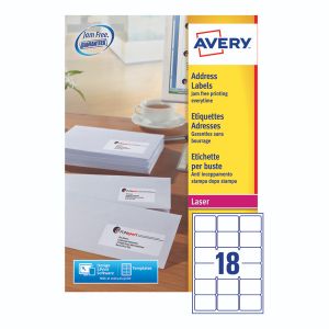 Avery Ultragrip Laser Labels Pk9000