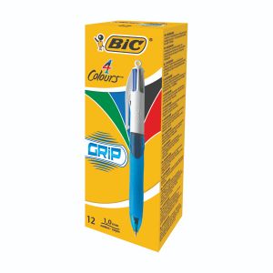 Bic Bic 4 Colour Comfort Grip Pk12