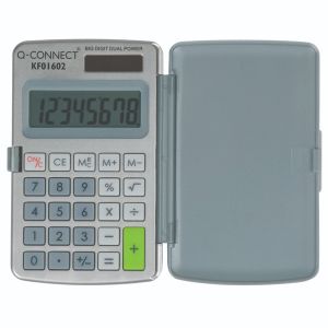 Q-Connect 8-Digit Pocket Calculator