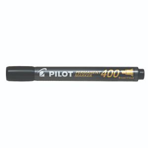 Pilot 400 Chisel Tip Marker Blk Pk20