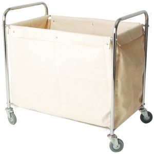 Linen Truck With Bag Silver 356926