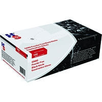 Handsafe Nitrile Gloves L Blk Pk100