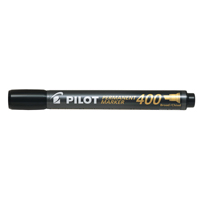 Pilot 400 Chisel Tip Marker Blk Pk20